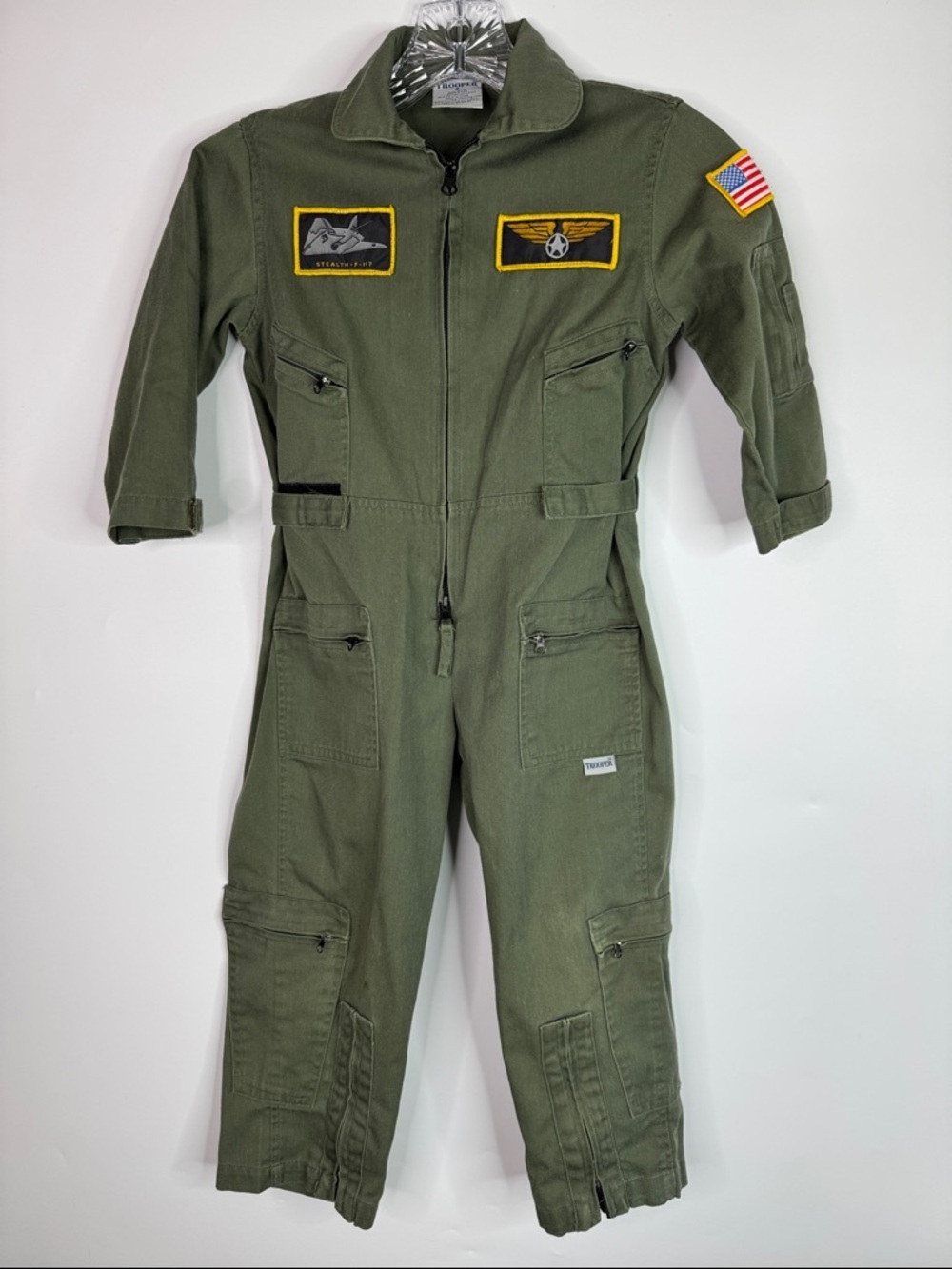 Trooper Green Flight Suit Size Small
